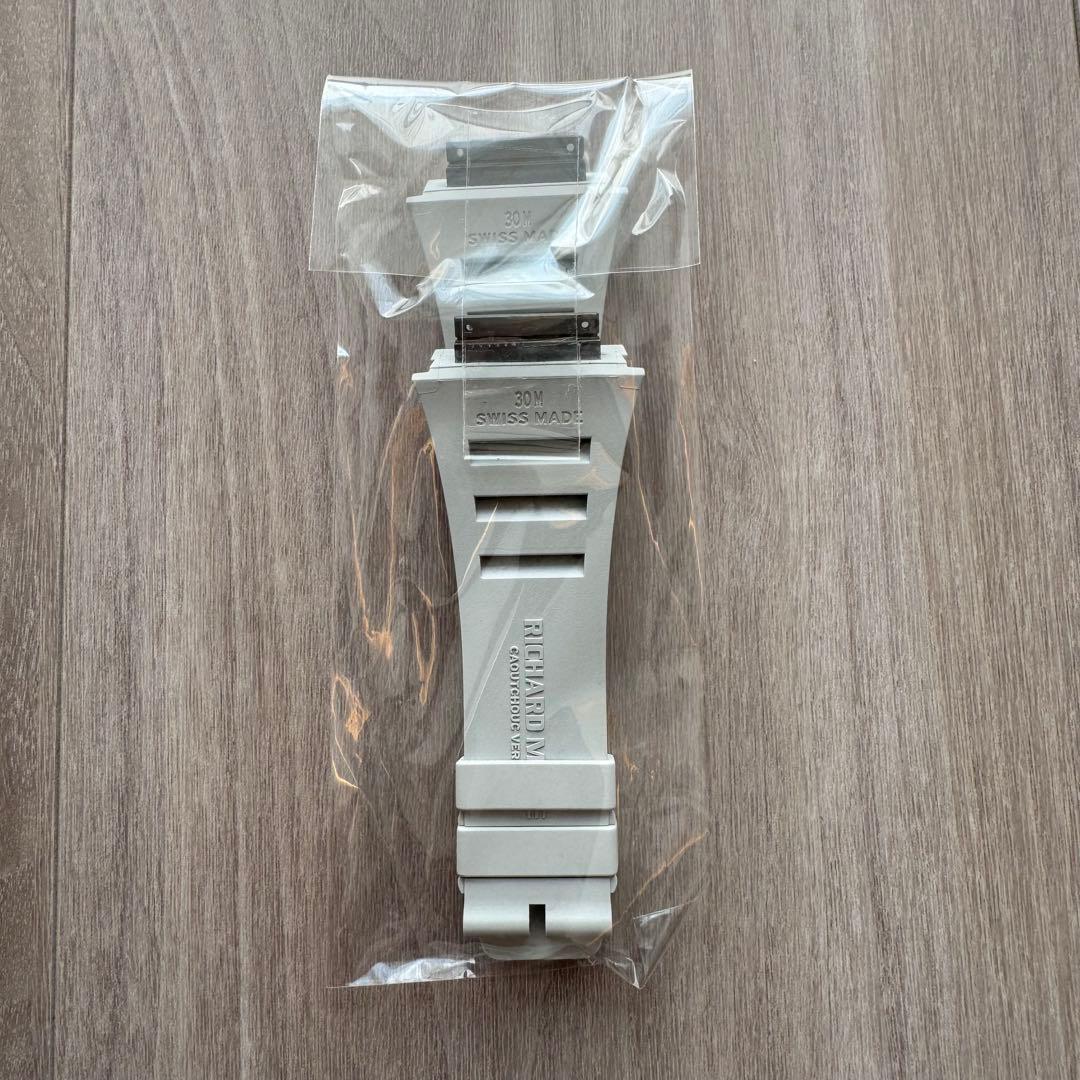 Richard Mille リシャールミル　ラバーベルト　ホワイト　30M