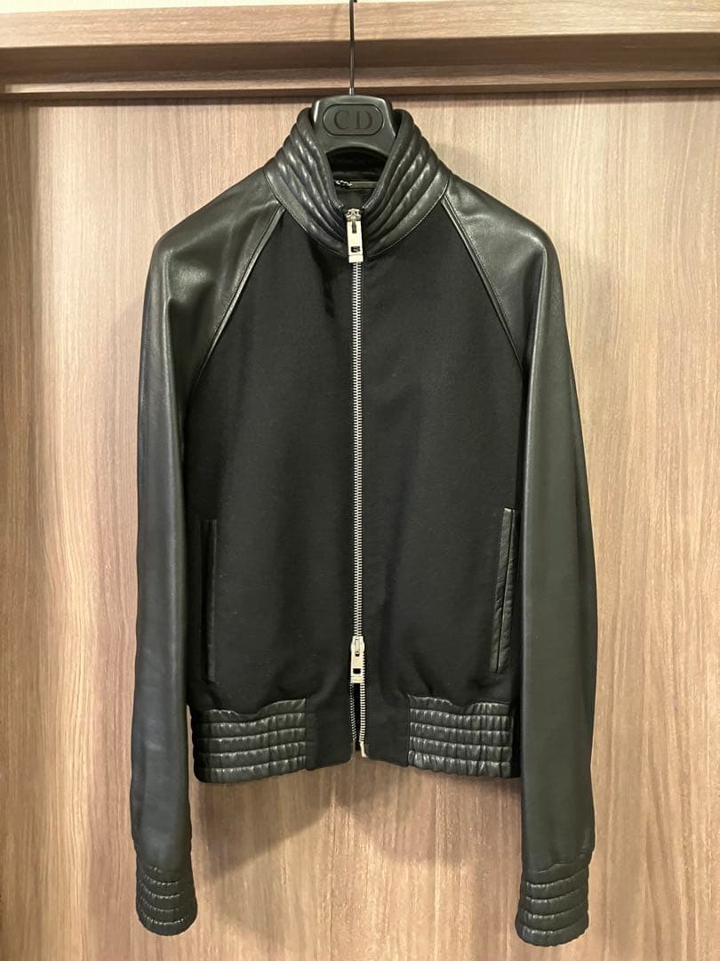 ディオールオム04aw victim期レザースタジャンエディスリマン DIOR