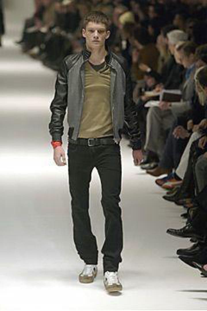 04aw dior homme レザーブルゾン スタジャン ディオールオム エディ