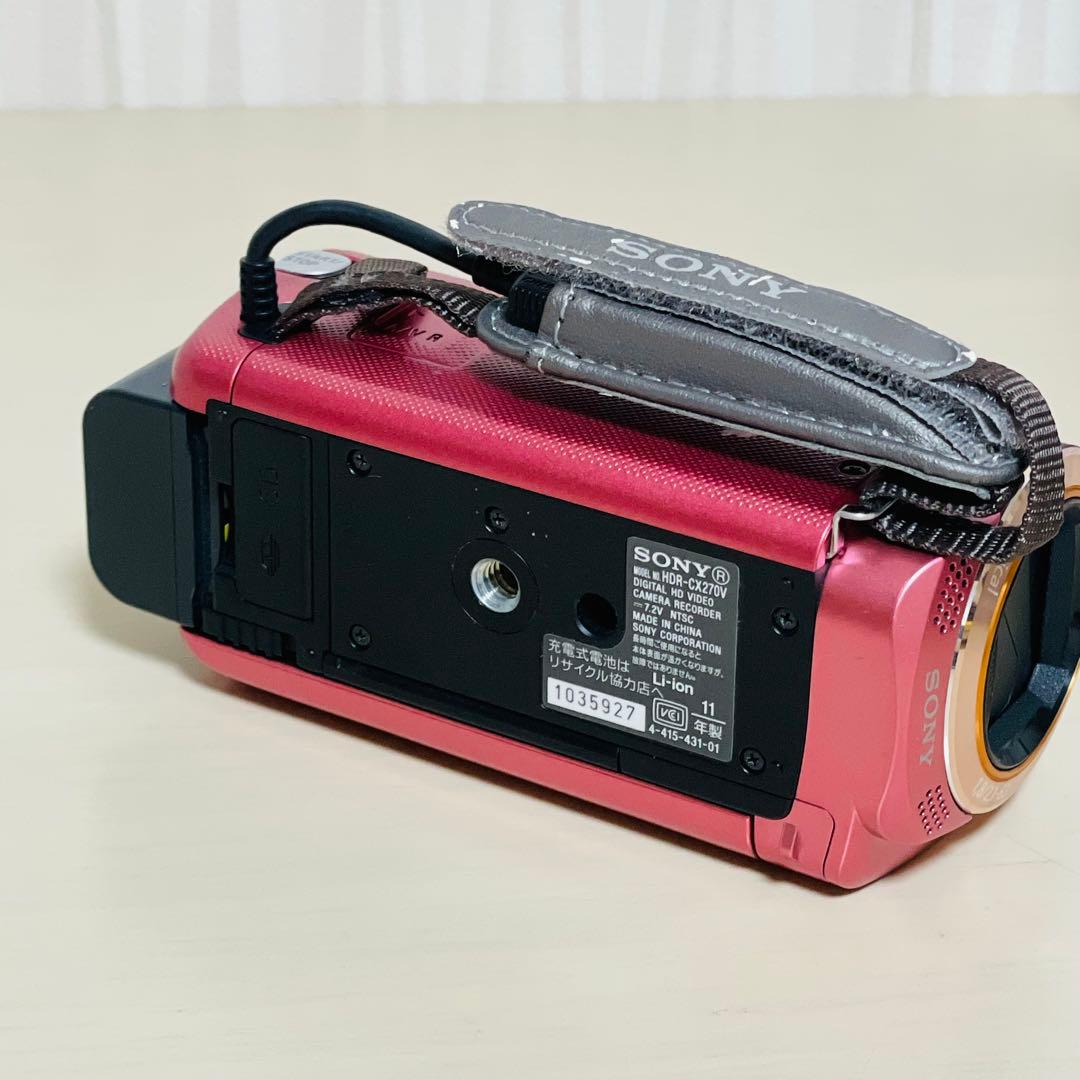 SONY ソニー HDR-CX270 ハンディカム ビデオカメラ ピンク