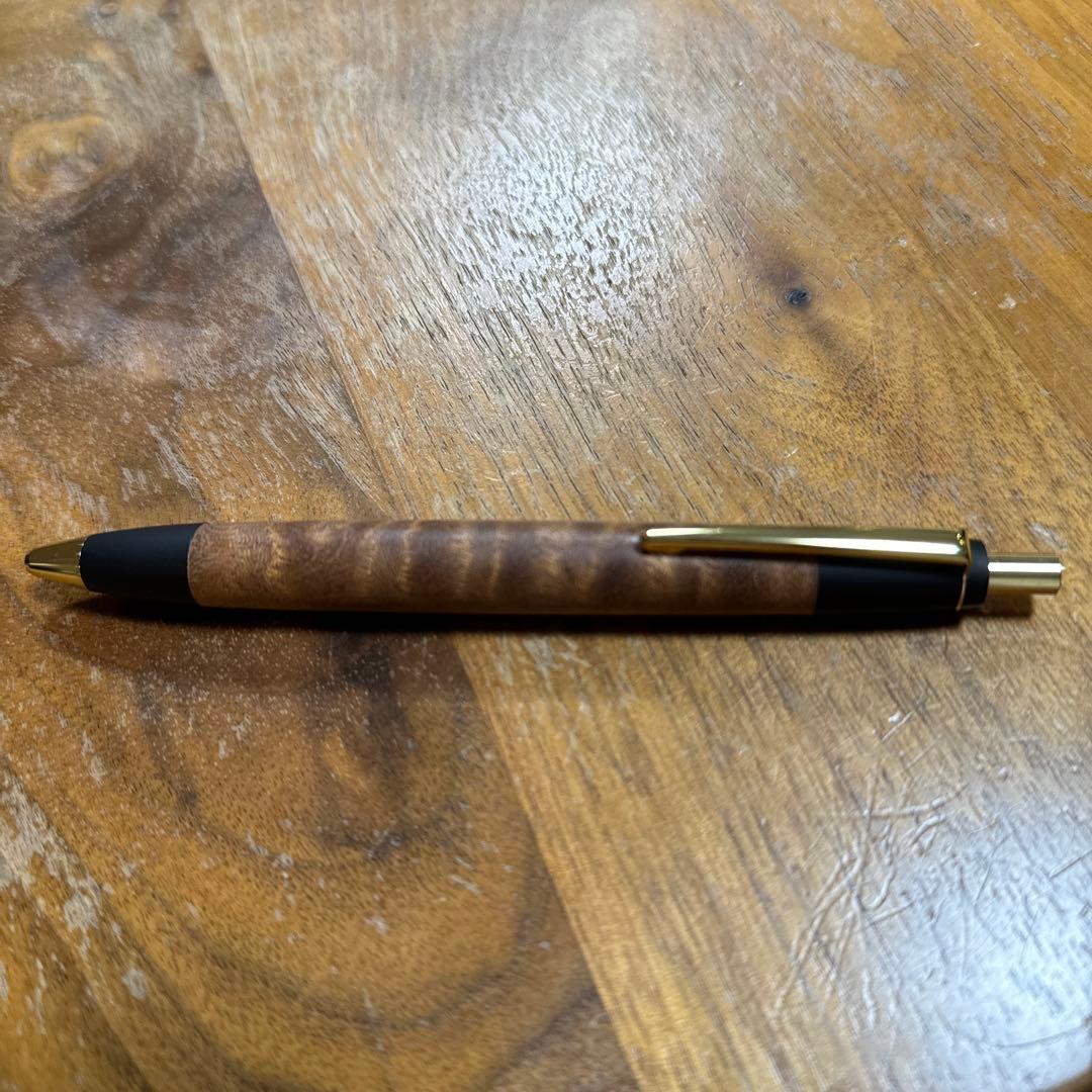 野原工芸サペリ杢スタンダードボールペン