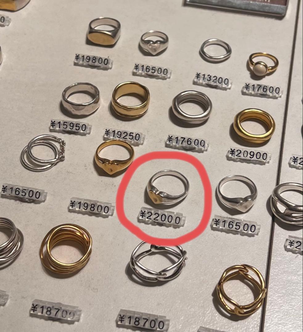 TEN. ハートシグネットリング MIX 5号