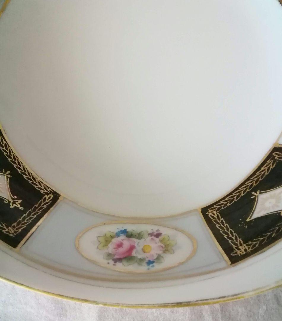 オールドノリタケ コンポート M-JAPAN印 里帰り美品 ハンドペイント