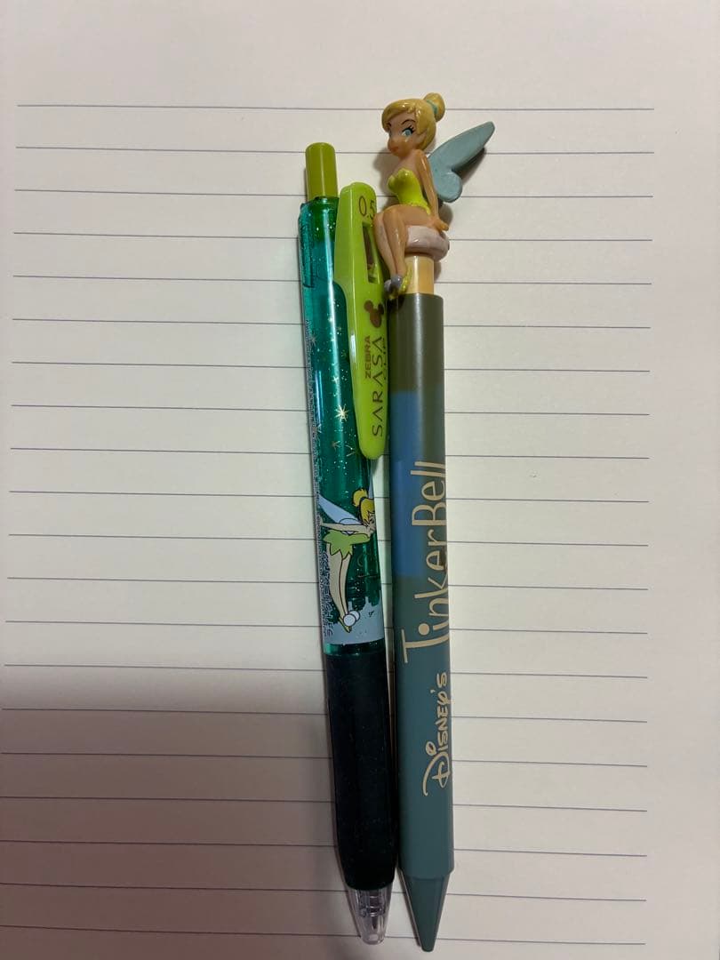 ティンカーベル ボールペン シャーペン 2本セット - メルカリ