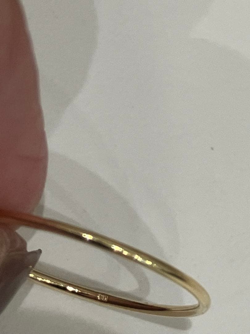 K18★金★リング★未使用★9号