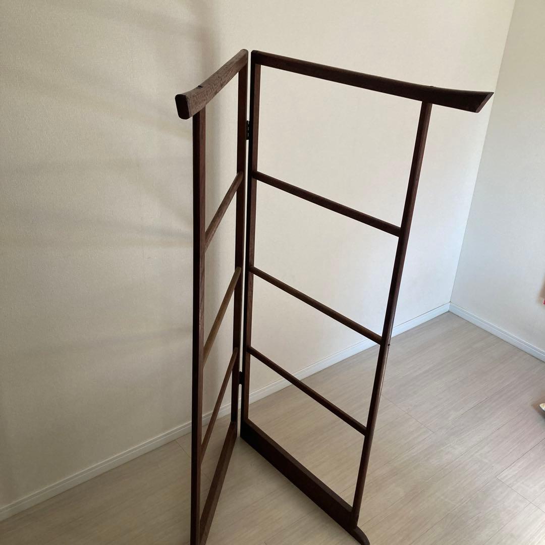 衣桁 着物掛け 衣紋掛け 折り畳み 鶴 インテリア レトロ アンティーク