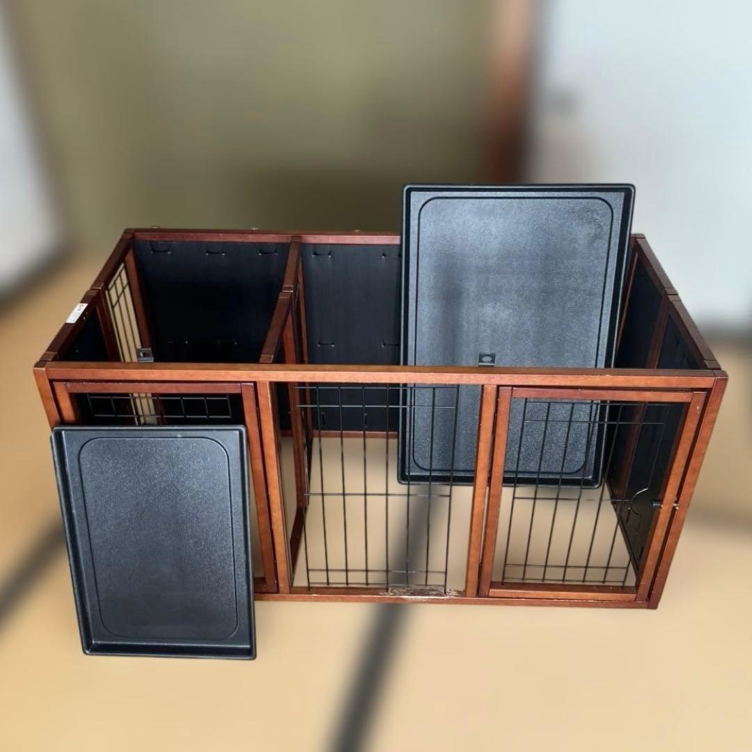 折り畳み木製犬用ケージ 12年程前6万で購入 静岡市取り