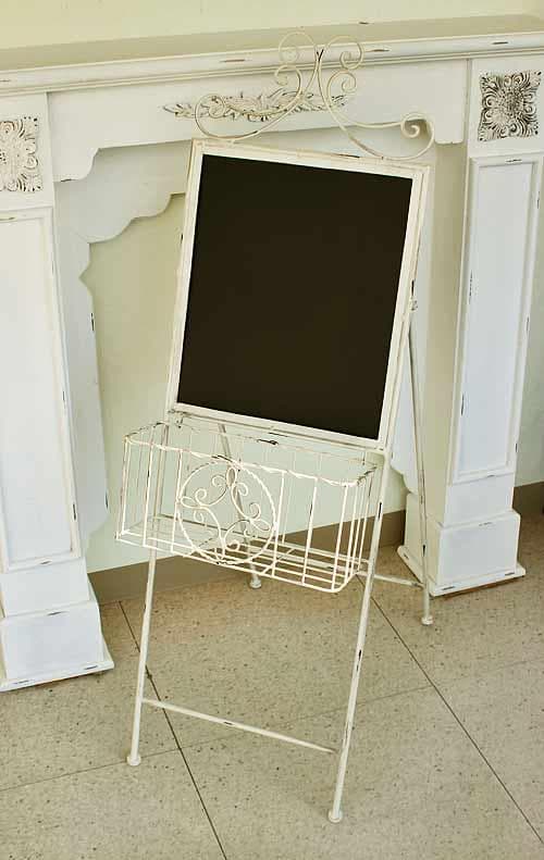 サインボード 黒板 看板 アイアン シャビーシック アンティーク 85736