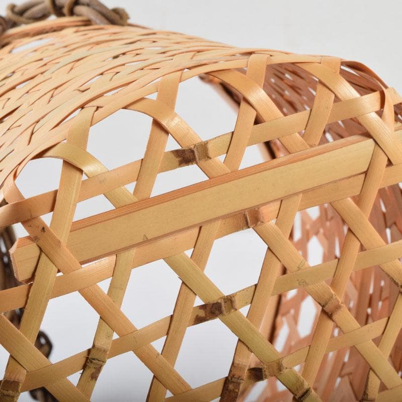 茶道具 竹製 花籠 箱付 N 9205A