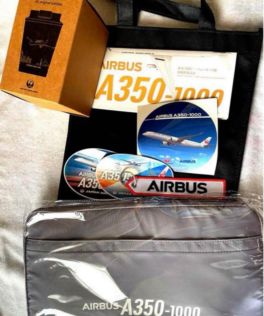 JAL A350-1000 JL006 HND JFK 初便 ノベルティ グッズ