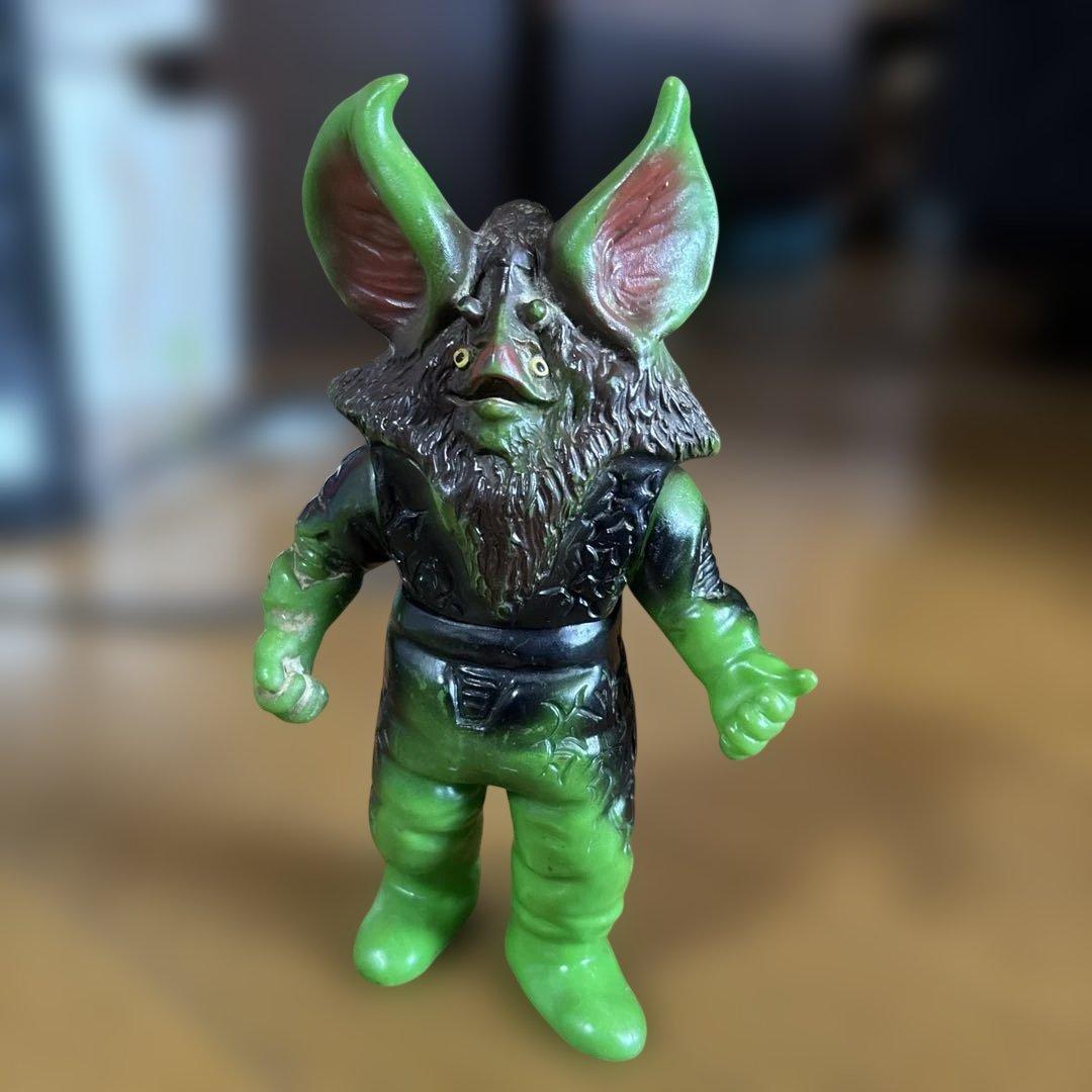 昭和レトロ 当時物 マルサン イカルス星人 ソフビ 昭和レトロ 当時物 マルサン イカルス星人 ソフビ