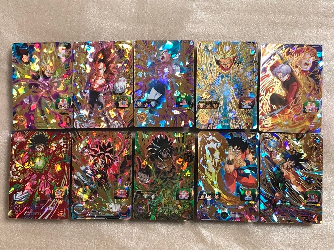 ドラゴンボールヒーローズ　まとめ売り　ＳＥＣ ＵＲ全１２０枚　１枚辺り３００円
