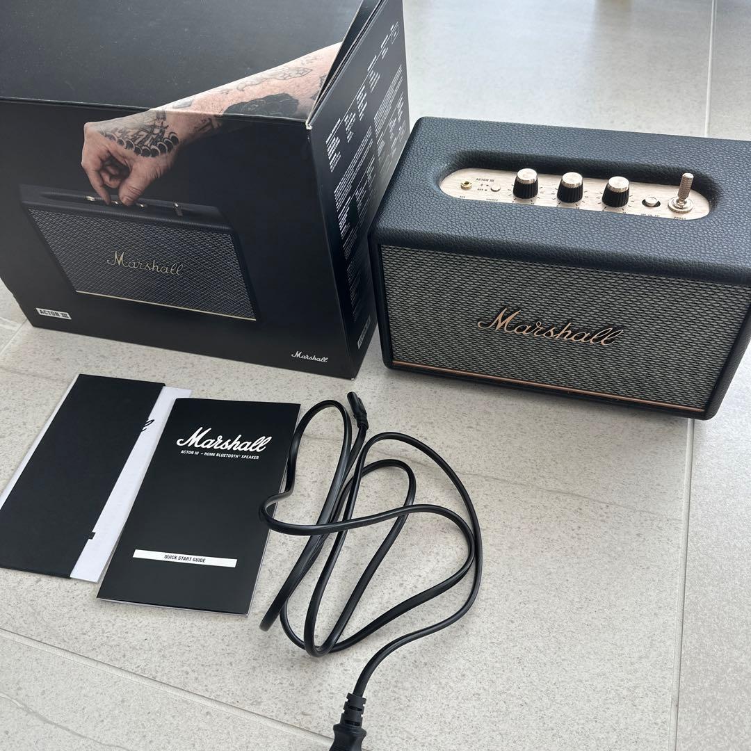 Marshall acton III BLACK マーシャル アクトン3 acton3bk_aux_n.jpg