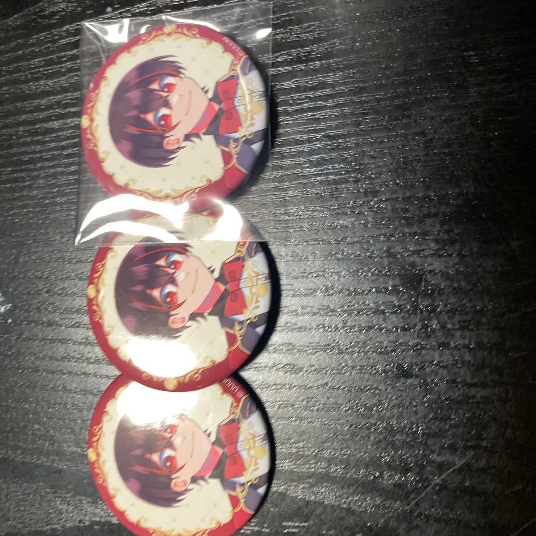 カラフルピーチ　缶バッチ　ゆあんうりたっつん