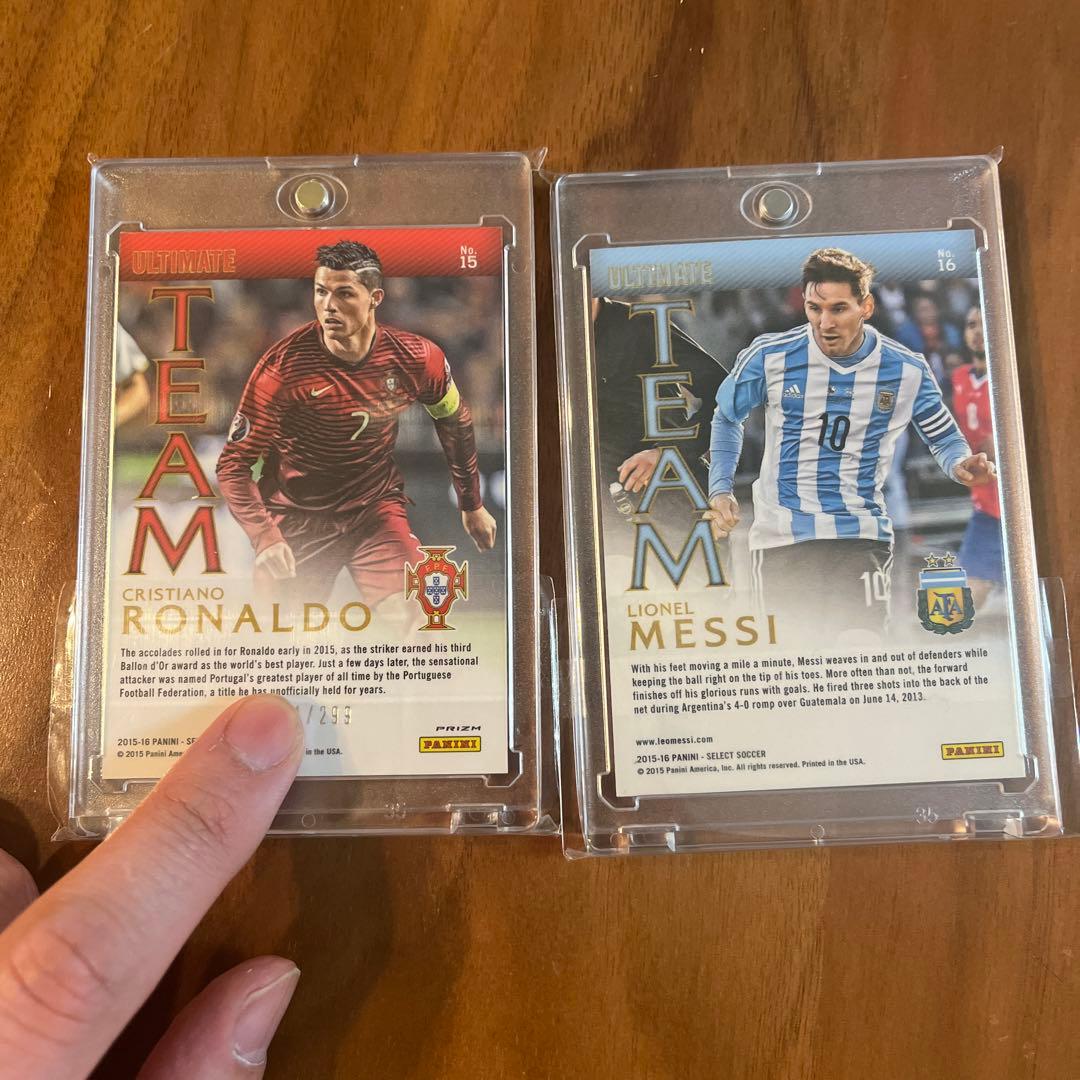 panini ULTIMATE TEAM メッシ&ロナウド