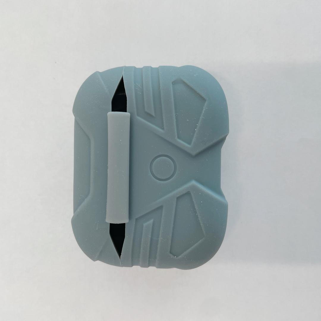 ♡AirPods Pro ケース, URGARMEE シリコン グレー