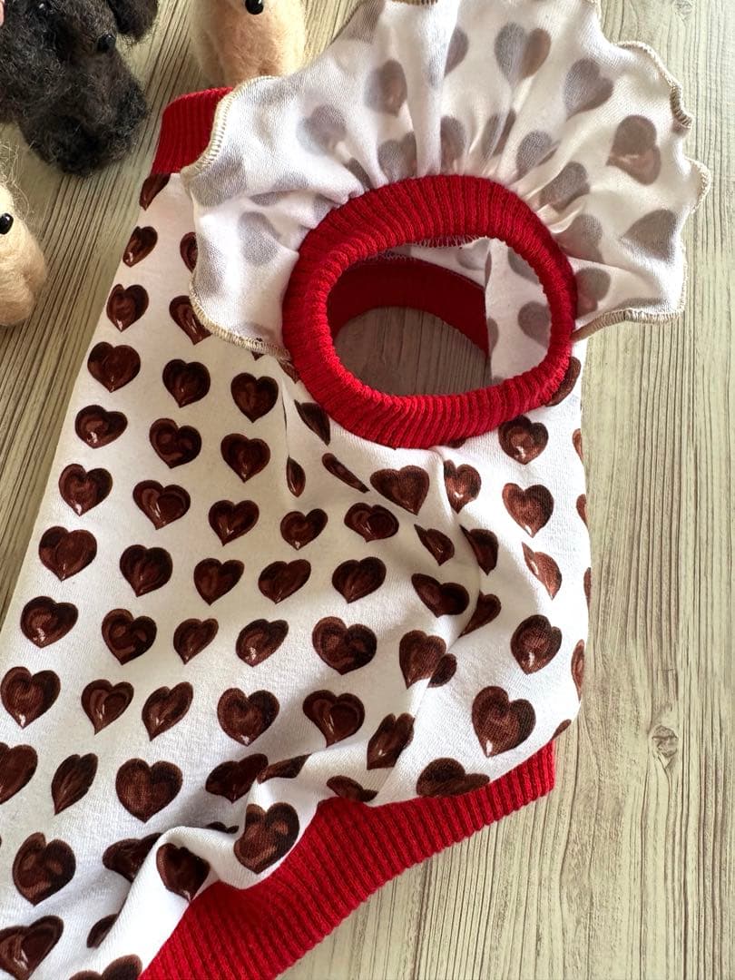 犬服 タンクトップ(SS) ꒡̈⃝Lily꒡̈⃝ハンドメイド - メルカリ