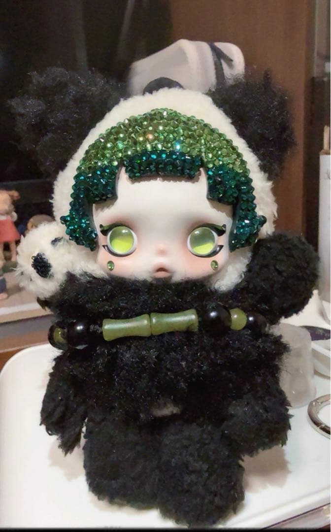 POPMART ポップマート　スカルパンダ lazy panda デコ キラキラ