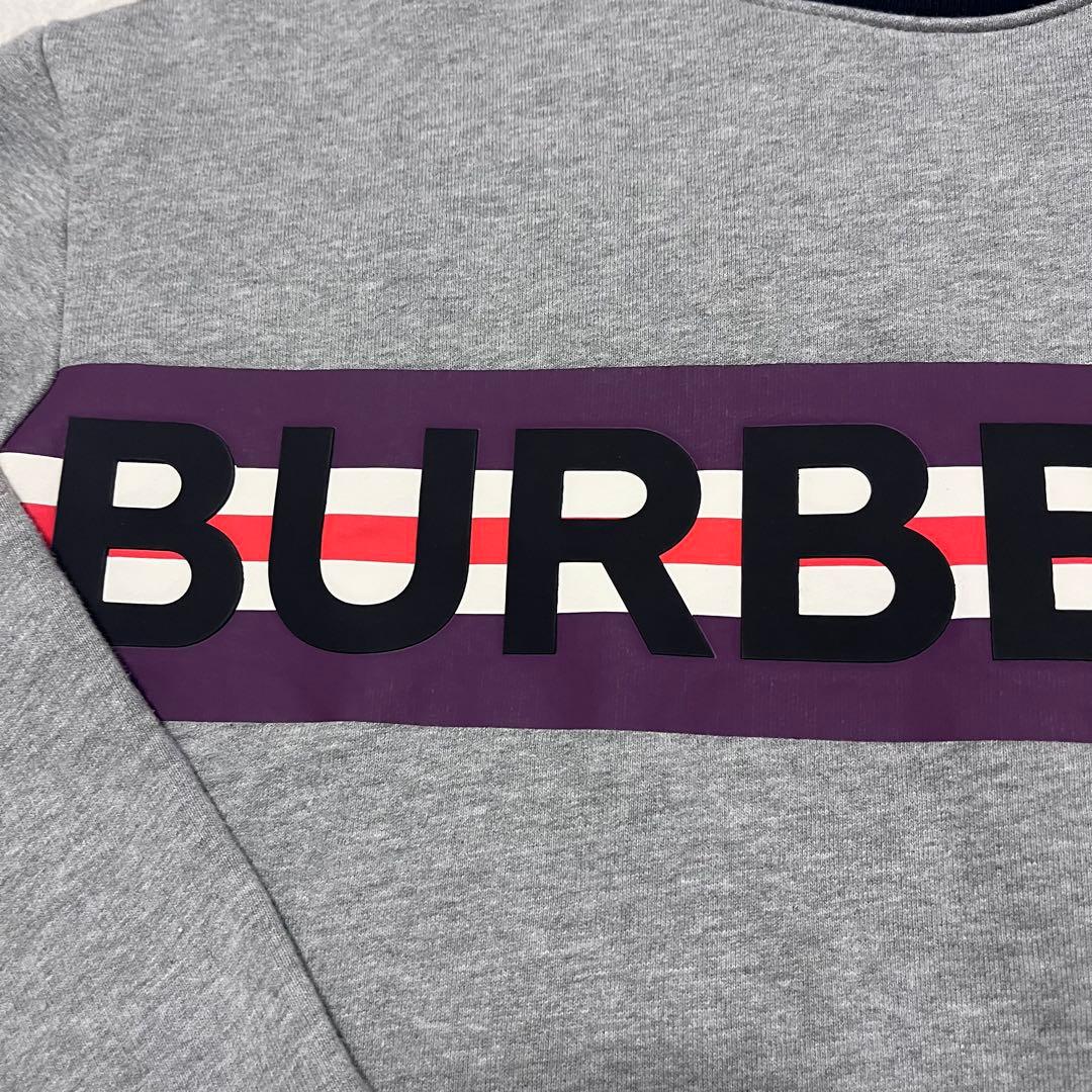 BURBERRY ロゴスウェット トレーナー 10Y 140cm グレー キッズ