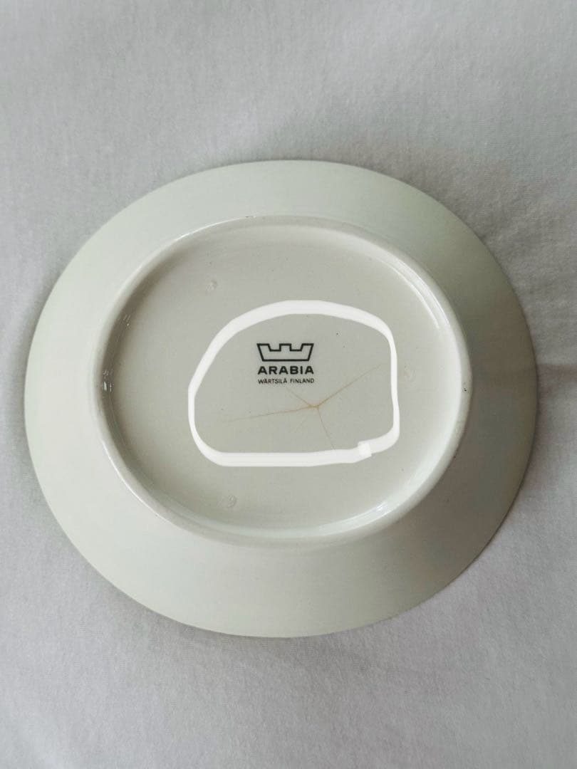 アラビア SUNNUNTAI ビンテージオーバル深皿