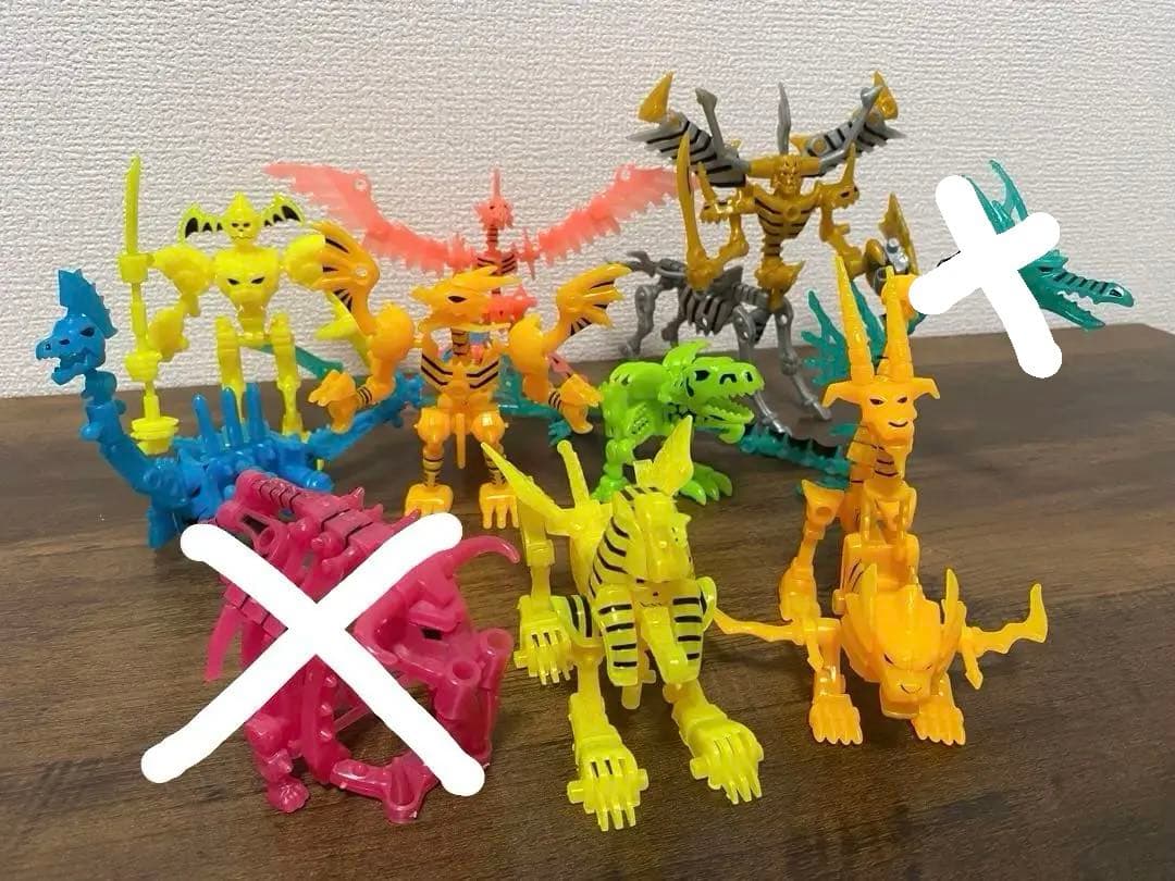 ひみつのほねほねザウルス　9体　初期 ひみつのほねほねザウルス 9体 初期 カバヤ・ほねほねザウルス。