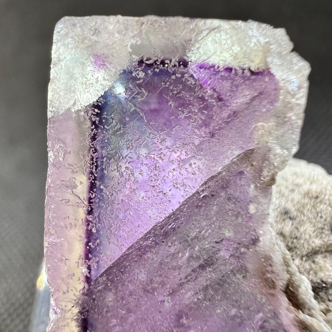 可愛い‼︎ ヤオガンシャン パープルグラデーションフローライト 可愛い