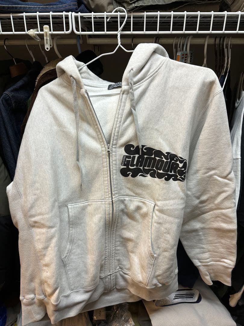 HYSTERIC GLAMOUR speedster L グレー パーカー