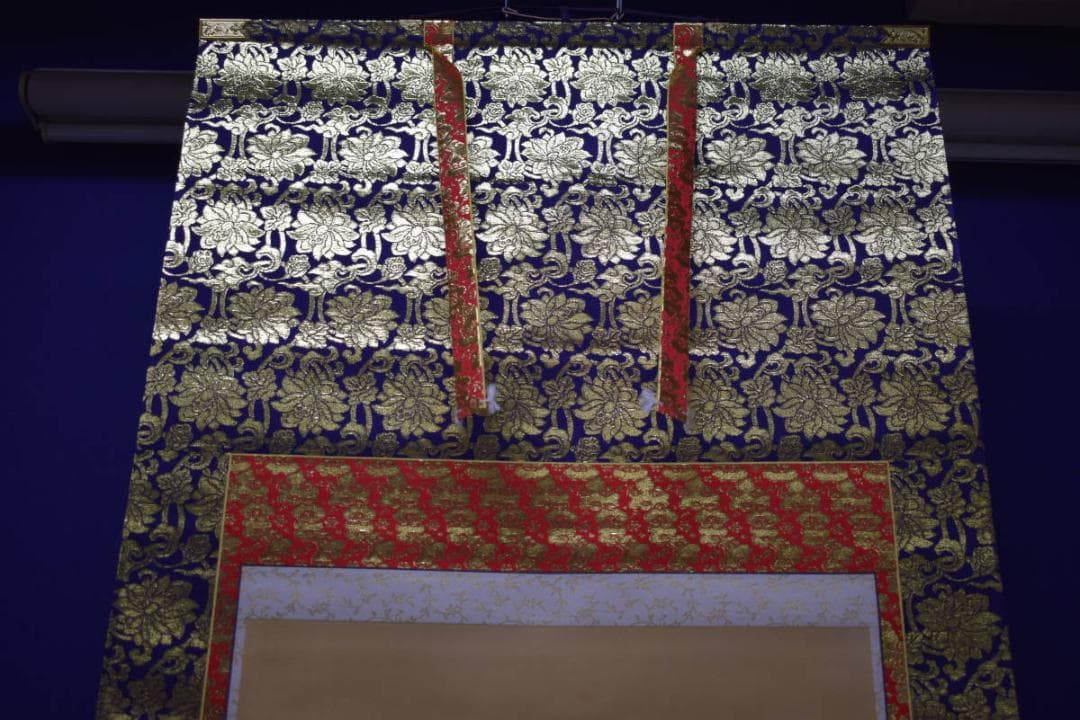 真作/島田葆光/十三仏図/十三佛図/布袋屋掛軸HI-