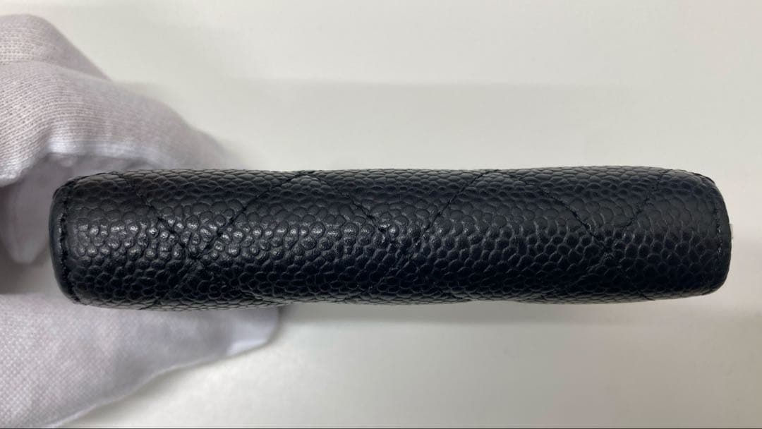 T*P様 超美品未使用✨CHANEL キャビアスキン ブラック レザー ケ