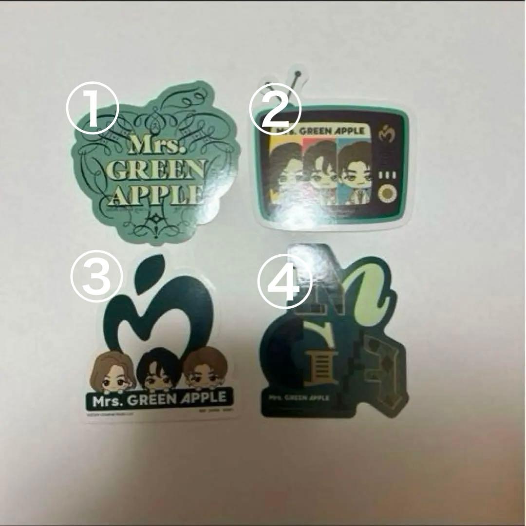 ミセスグリーンアップル 一番くじ ローソン F賞 ステッカー - メルカリ