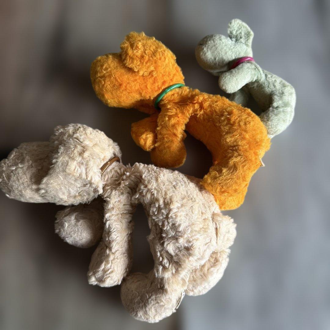 C OM O &R AYクタクタ犬レトロ子犬のルークセット売り⭐︎