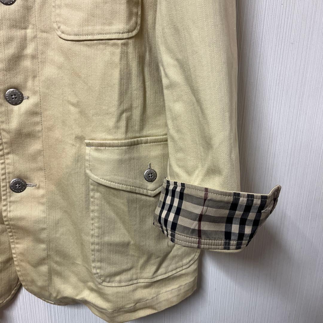 新品タグ付 バーバリー ジャケット サイズL メンズ ベージュ ノバチェック