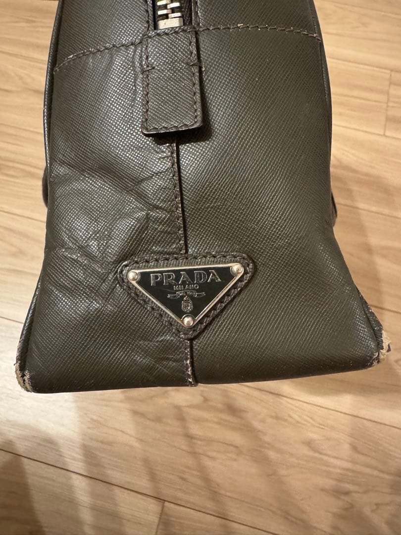 PRADA プラダ サフィアーノレザー 三角ロゴ ビジネスバック ブリーフケース