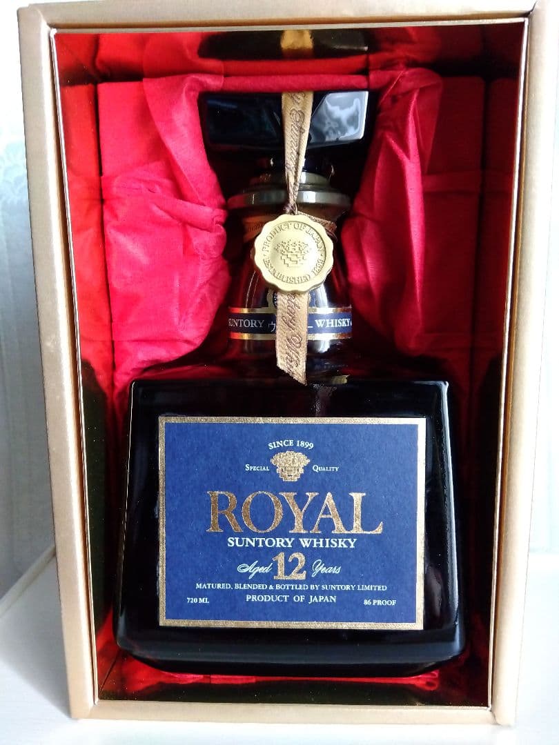 サントリーウイスキー　ローヤル　 プレミアム12年　青ラベル Amazon.co.jp: [古酒] サントリー ローヤル プレミアム 12年 ブルー