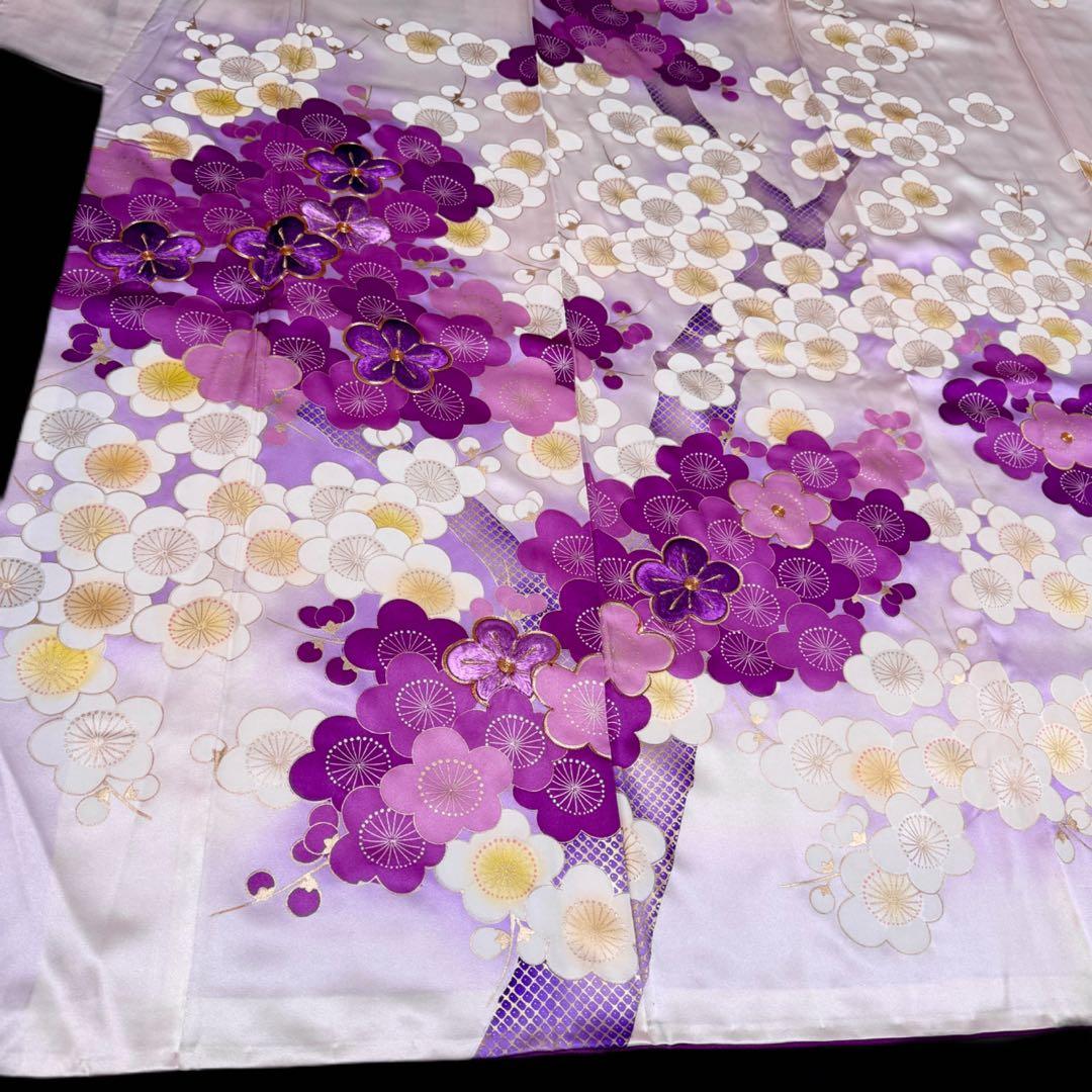 振袖フルセット やまと誂製 正絹長襦袢 梅柄 ❤︎可愛い❤︎ 155〜165