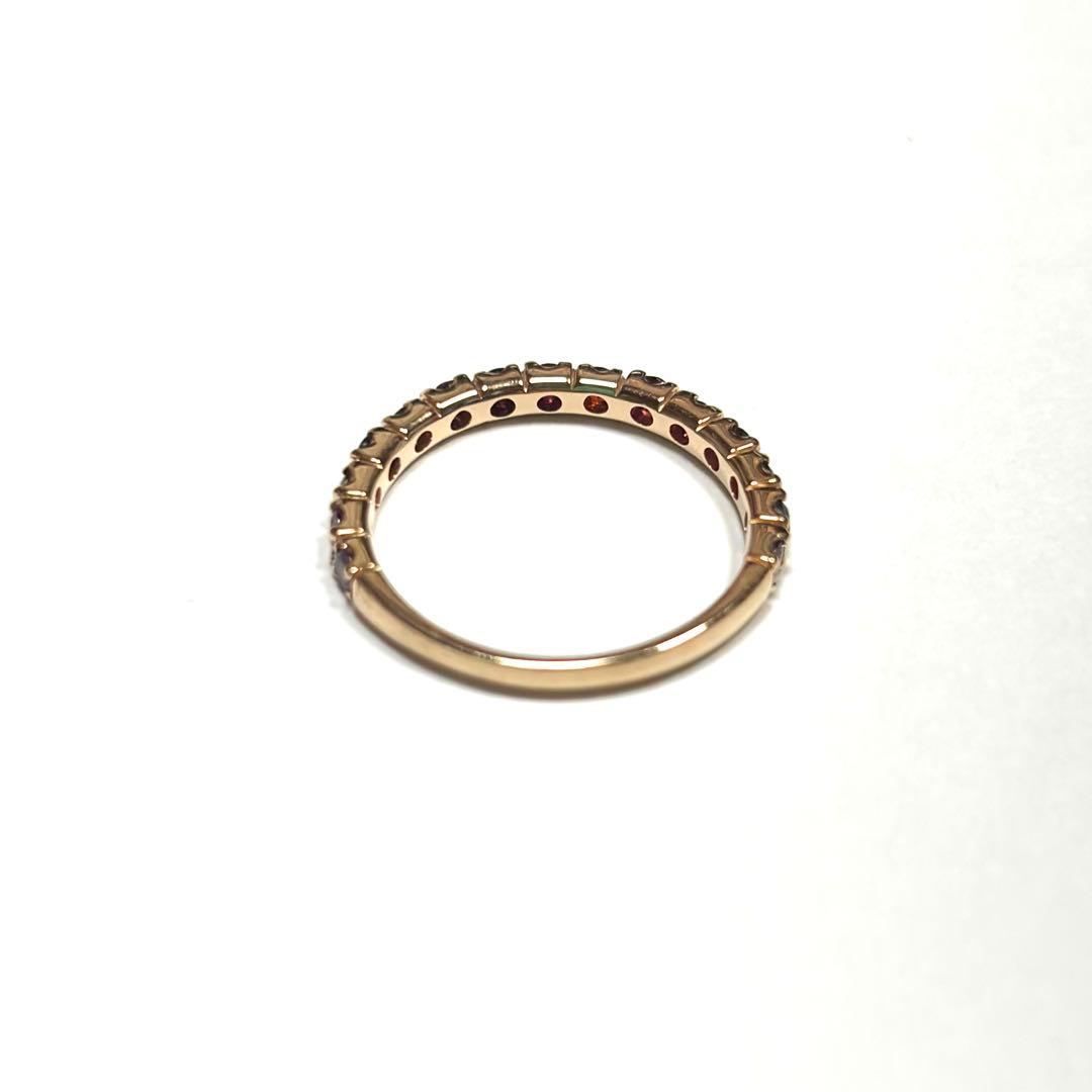 k18 ベーネベーネ パイロープガーネット エタニティ ピンクゴールド