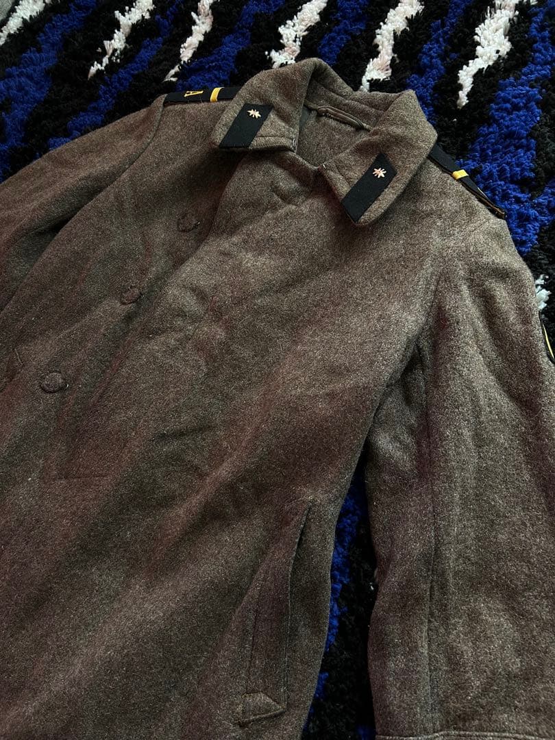 実物 ソ連軍 ロシア軍 兵士用 外套 ウールコート
