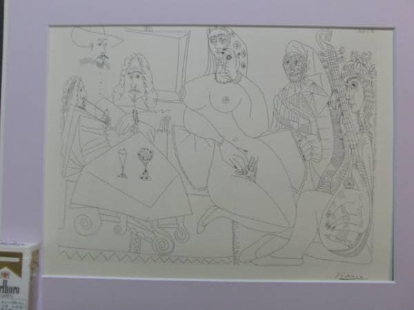 ピカソ　・PICSSO、豪華大判 限定額装版、サイン入り　No69