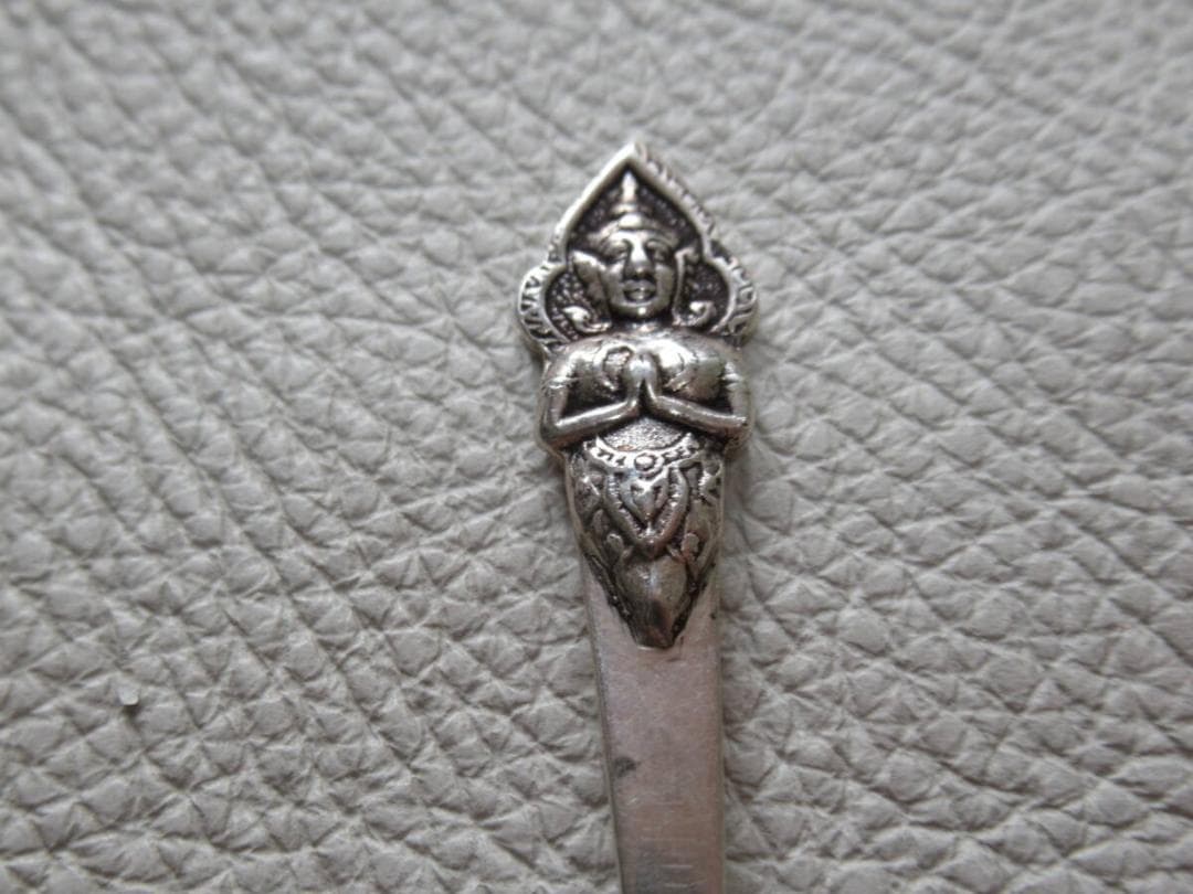 希少 美品 1950年頃希◇銀製(シルバー)と七宝製 世界のスプーン 合計23