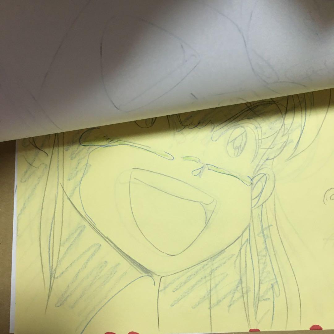 ゲンジ通信あげだま 原画1カット 九鬼麗 怨夜巫女