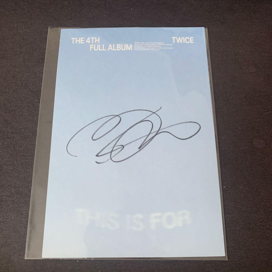 TWICE this is for サナ サイン - メルカリ