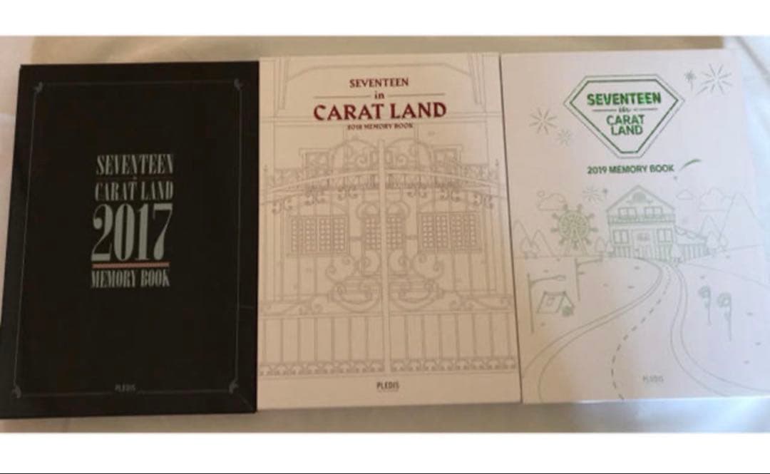 SEVENTEEN CARAT LAND 2017 メモリーブック 3冊セット SEVENTEEN CARAT LAND 2017 メモリーブック 3冊セット SEVENTEEN Carat