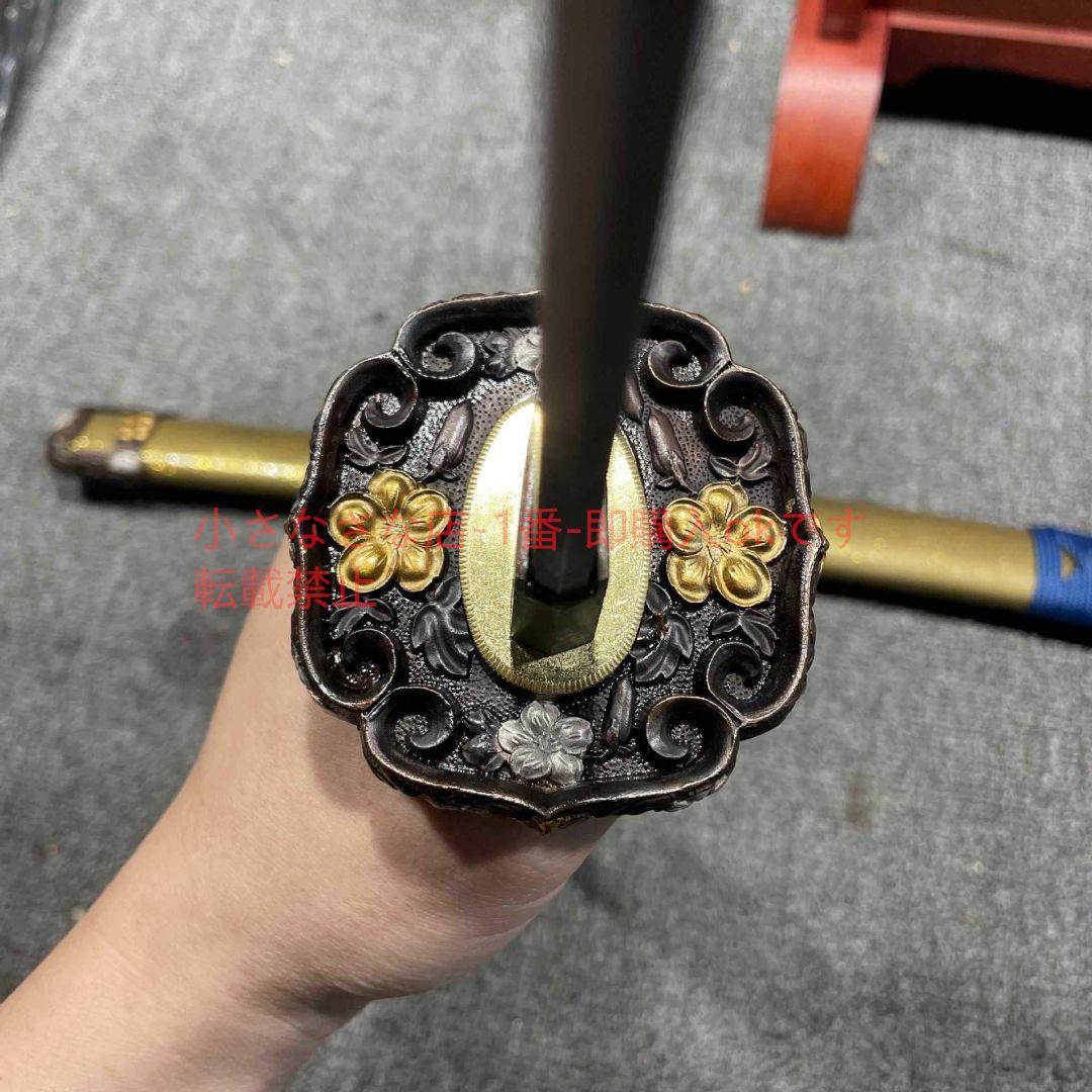 26寸百錬模様鋼羽毛紋『豊臣秀吉太刀』 古兵器 武具  日本刀 模造刀 居合刀