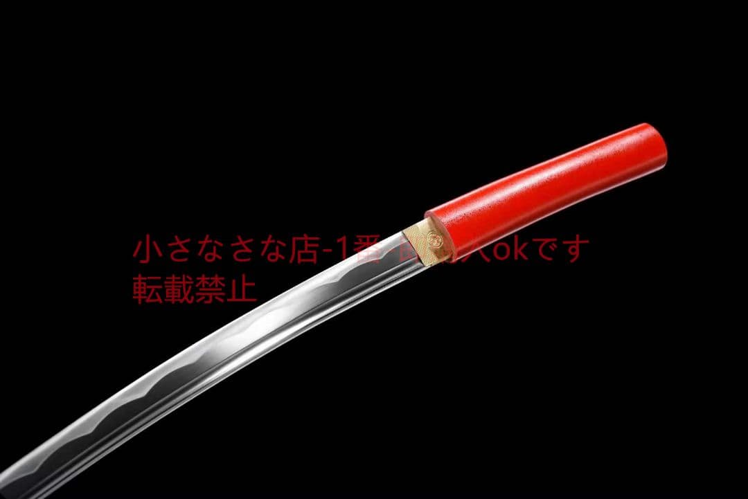 【紅魔居合刀】中炭素鋼武士刀  古兵器 武具 刀装具 日本刀 模造刀 居合刀