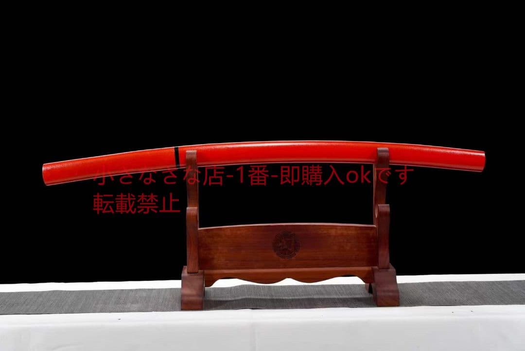 【紅魔居合刀】中炭素鋼武士刀  古兵器 武具 刀装具 日本刀 模造刀 居合刀