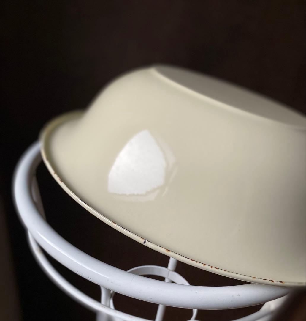 ホーロー　琺瑯 洗面ボウル・スタンド