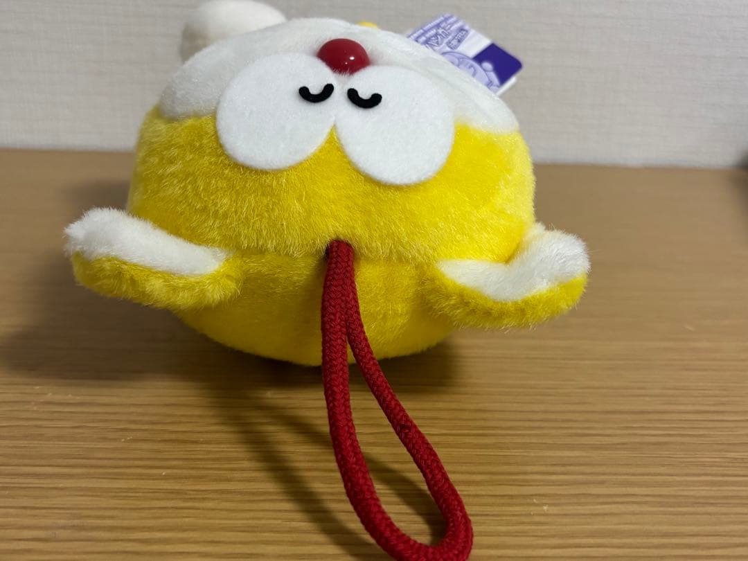 激レア　ドラえもん　タオルハンガー　ぬいぐるみ　元祖　黄色　非売品　#12