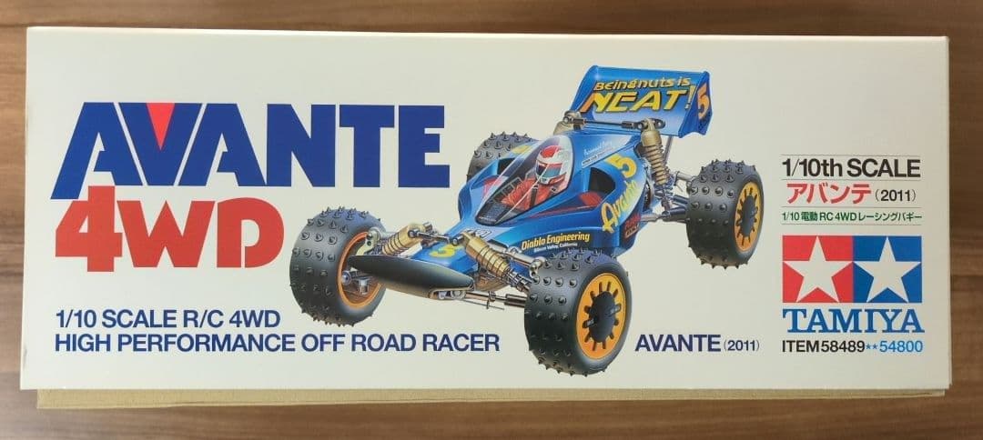【未開封、未組立】タミヤ 4WDレーシングバギー アバンテ (2011)