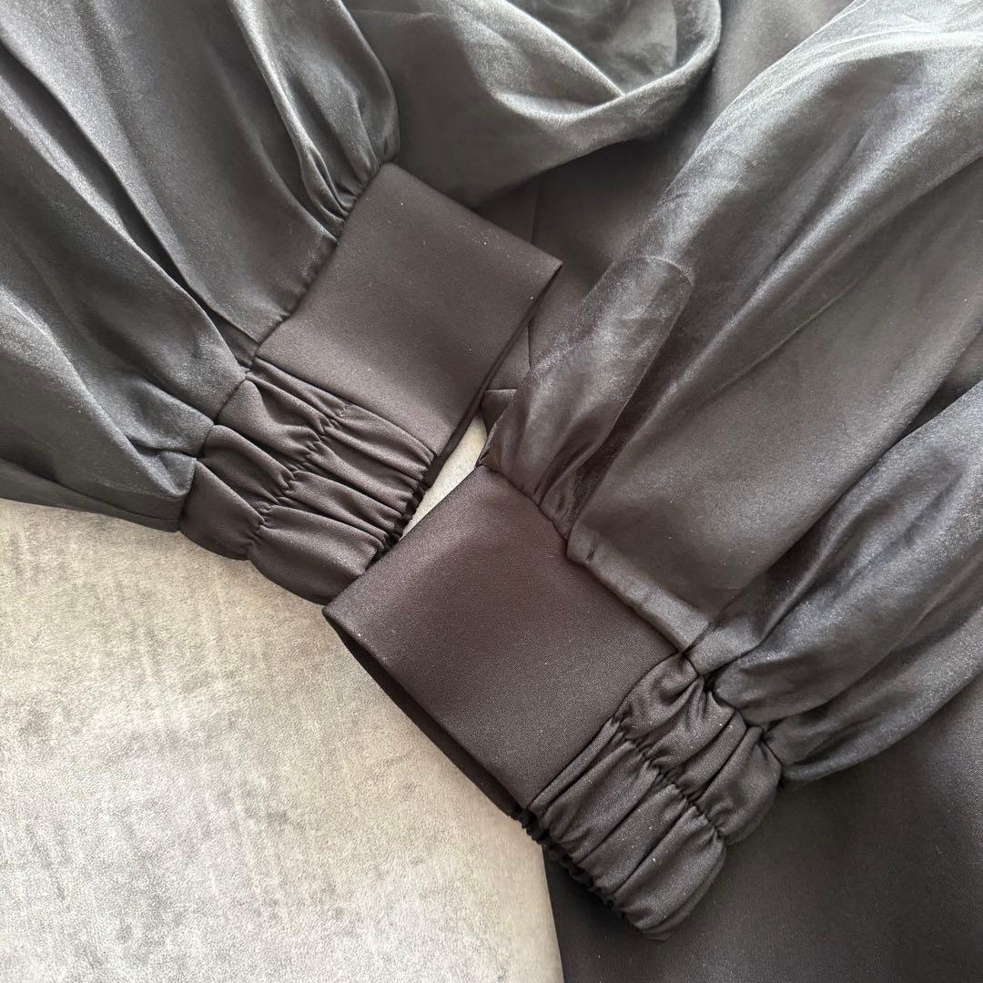 【大きめ】ルイルエ オーガンジースリーブ パンツ セットアップ 3L 結婚式