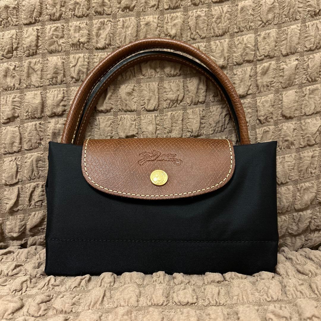 ロンシャン トートバッグ プリアージュ Sサイズ 001 NOIR